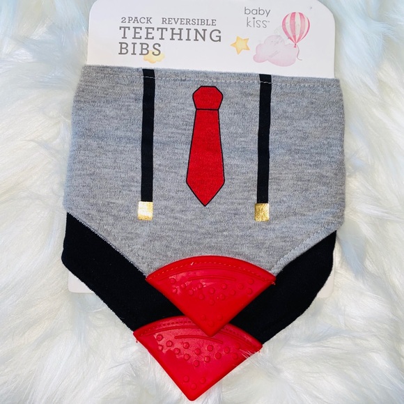 baby kiss Accessories New Baby Boy Teething Bibs Poshmark